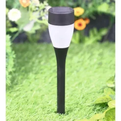 Flector Garten LED-Solarstecker Lunar schwarz 5er-Set