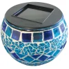Flector Garten LED-Solar-Tischleuchten Mosaik blau