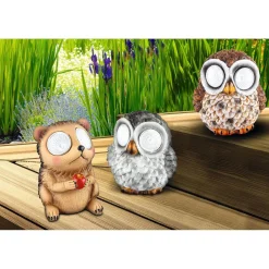 Flector Garten LED-Solartiere 8 x 7 x 9 cm verschiedene Designs