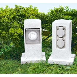 Flector Garten Steckdosen-Säule 2fach