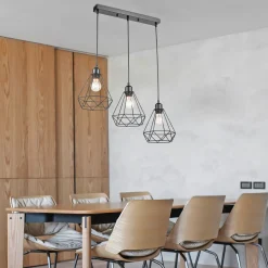 Flector Hängeleuchte Tiffany schwarz