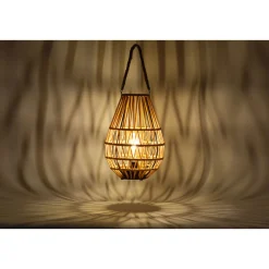 Flector Solar-Laterne Sumeria inkl Leuchtmittel naturfarben Jute