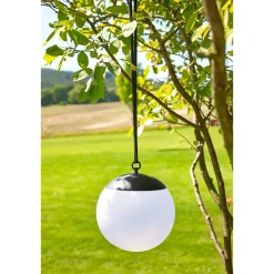 Flector Solar-Pendelleuchte Aurora inkl Akku 9 warmweiße LED