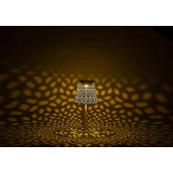 Flector Solar-Tischleuchte Arietta weiß