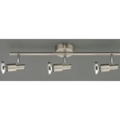 Flector Spotserie Mattea satiniert mit Chromring GU10 3W