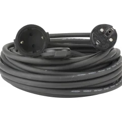 Flector Technik Gummi-Verlängerung schwarz 10 m