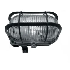 Flector Technik Ovalleuchte PVC schwarz 40 Watt