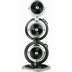 Flector Technik Standventilator Triple schwarz