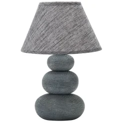 Flector Tischleuchte Steinoptik grau