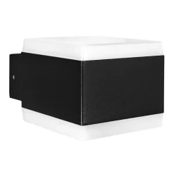 Flector Wandaußenleuchte Cubo anthrazit warmweiß 12W