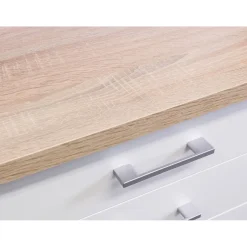 Flex-Well Arbeitsplatte „Samoa“, 220x60x2,8 cm, Sonoma Eicheoptik