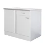 Flex-Well Küchen-Eckunterschrank „Wito“, 110x85x60 cm, weiß