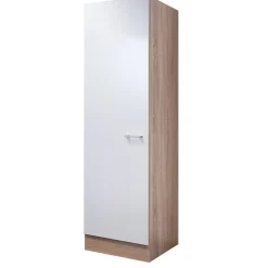 Flex-Well Küchen-Geschirrschrank „Samoa“, 50x200x57,1 cm, weiß/Sonoma Eiche