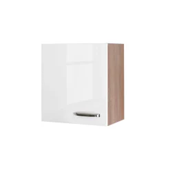 Flex-Well Küchenoberschrank „Valero“, 50x54,8x32 cm, weiß/Sonoma Eiche