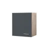 Flex-Well Küchenoberschrank „Tiago“, 50x54,8x32 cm, basaltgrau/San Remo Eiche