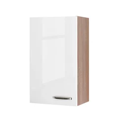 Flex-Well Küchenoberschrank „Valero“, 50x89x32 cm, weiß/Sonoma Eiche