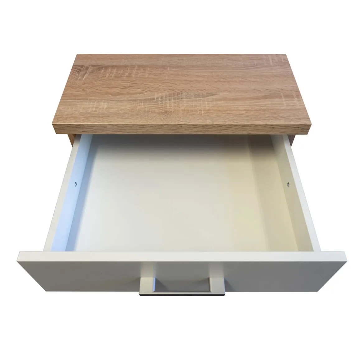 Flex-Well Küchenunterschrank „Samoa“, 50x85x60 cm, weiß/Sonoma Eiche