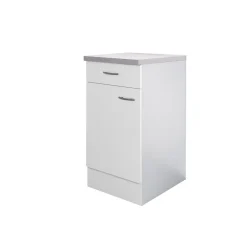 Flex-Well Küchenunterschrank „Wito“, 40x85x60 cm, weiß