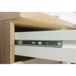 Flex-Well Küchenunterschrank „Samoa“, 80x85x60 cm, weiß/Sonoma Eiche