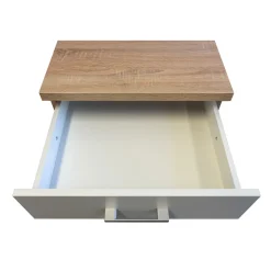 Flex-Well Küchenunterschrank „Samoa“, 50x85x60 cm, weiß/Sonoma Eiche