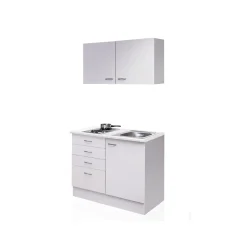 Flex-Well Miniküche „WITO 501-000“, 100x60 cm, weiß