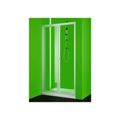 FORTE Nischendusche „Maestro“ Schiebesystem aus Acrylglas 100 - 110 cm