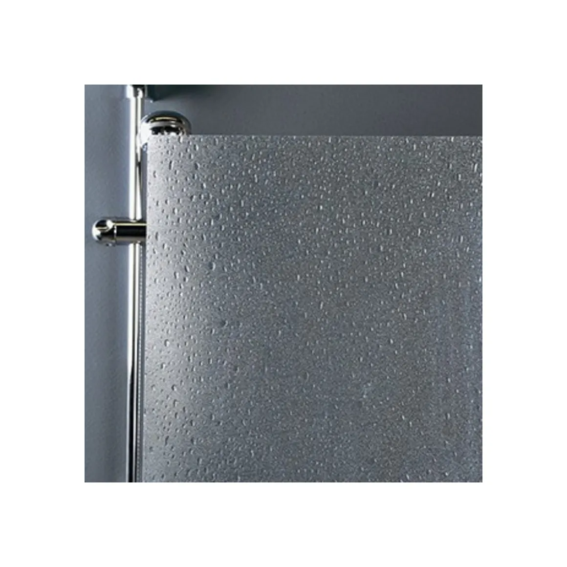 FORTE Nischendusche „Maestro“ Schiebesystem aus Acrylglas 100 - 110 cm