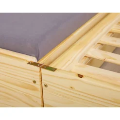 Funktionscouch „Lotar“, 3 in 1, natur, 90x200 cm