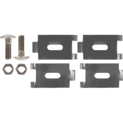 GAH Alberts Eckverbinder Doppelstab anthrazit 2 St./Beutel