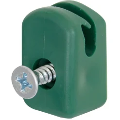 GAH Alberts Kunststoff-Spanndrahthalter Schraube grün 10 Stück