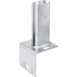 GAH Alberts L-Pfostenfuß/Profilrohrpfosten 60 x 40 feuerverzinkt