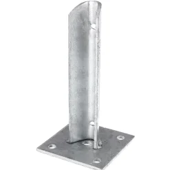 GAH Alberts Pfostenfuss feuerverzinkt 100 x 100 mm für 40 mm Zaunpfosten