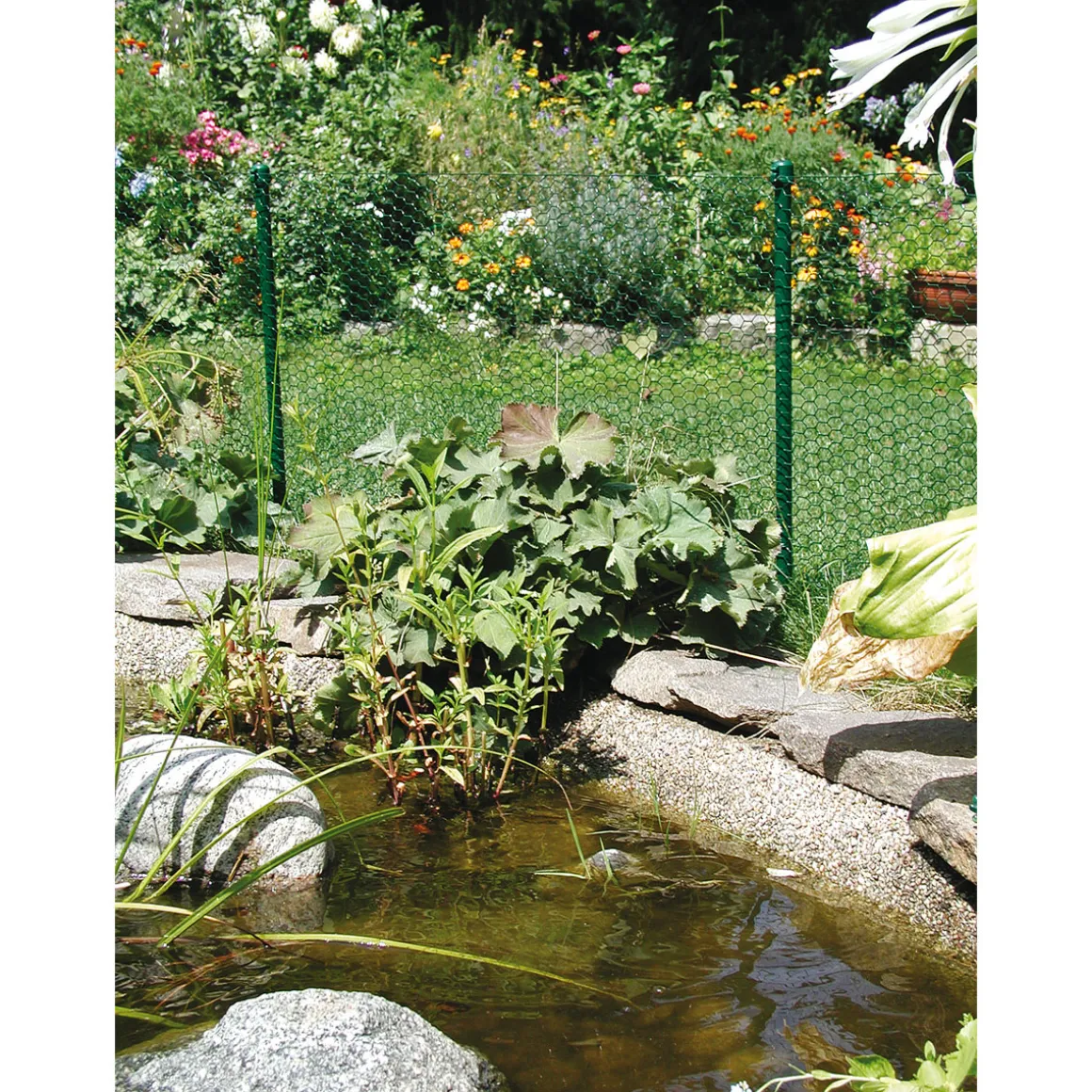 GAH Alberts Sechseckgeflecht verzinkt Höhe 500 mm Länge 25 Meter Masche 13 x 13