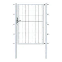 GAH Alberts Stabgitter-Einzeltor feuerverzinkt 1000 x 1400/1900 mm zum Einbetonieren