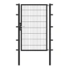 GAH Alberts Stabgitter-Einzeltor anthrazit-feuerverzinkt 1000 x 1600/2100 mm zum Einbetonieren