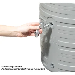Garantia Regentonne Nordic 2in1 300 Liter steingrau inkl. Deckel