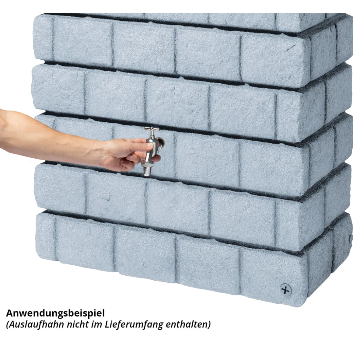 Garantia Wandtank Rocky Junior 300 Liter light granite