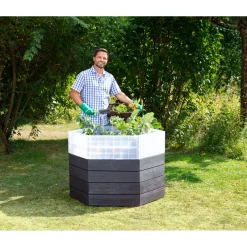 Garantia Hochbeet ERGO Turbo L 75 Wood inkl FLORA