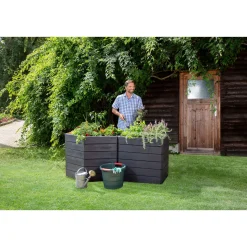 Garantia Hochbeet ERGO VARIO 3 Wood inkl FLORA