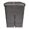 Garantia Regentonne eckig 300 L graphite grey inkl Deckel und Hahn