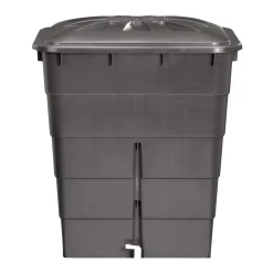 Garantia Regentonne eckig 300 L graphite grey inkl Deckel und Hahn