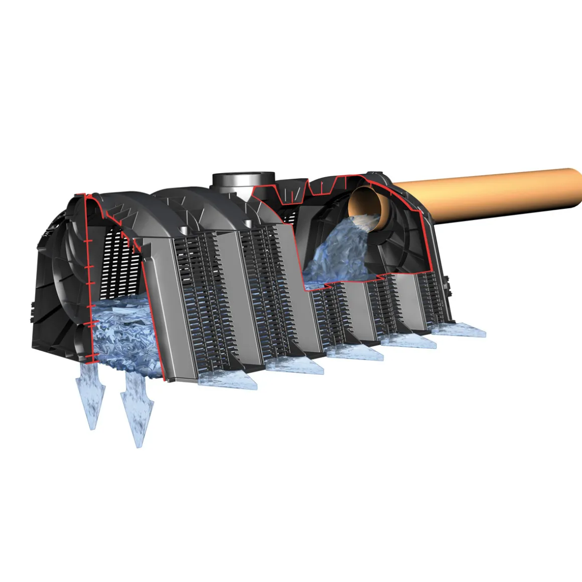 Garantia Sicker-Tunnel Versickerungsset befahrbar 3600 L