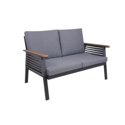 Garden Pleasure Lounge-Gruppe DENIA Aluminium, Non-Wood, Seilbespannung