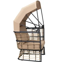 Garden Pleasure Relaxsessel PAROS Aluminium, Spun-Polyester, beige