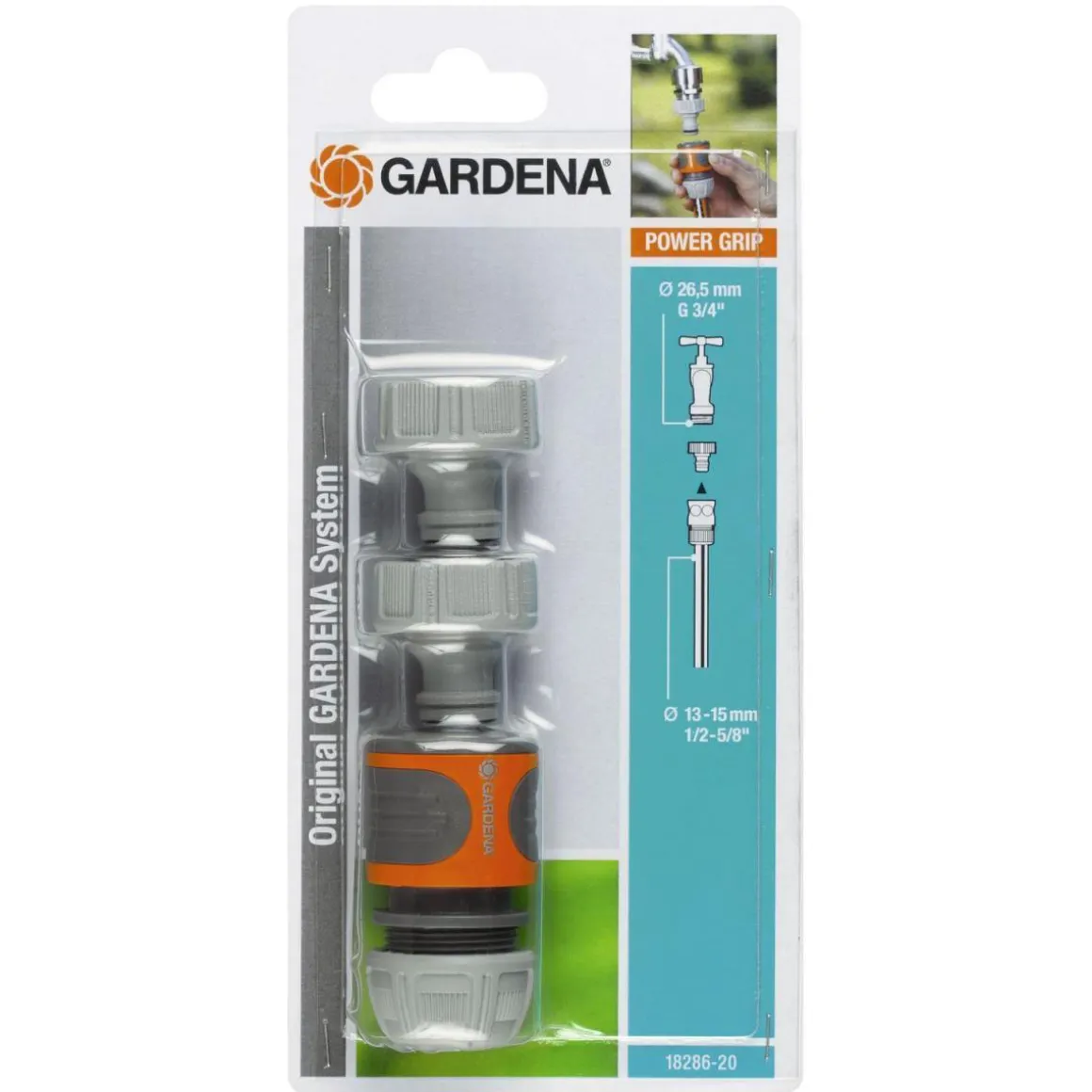 Gardena Anschluss-Satz Inhalt 2 x 18201 1 x 18215