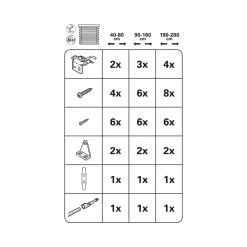 Gardinia Jalousie Alu 25 mm 60x130 cm silber