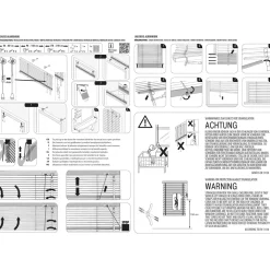 Gardinia Jalousie Alu 25 mm 60x130 cm silber