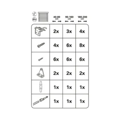 Gardinia Aluminium-Jalousie 60 x 130 cm weiß
