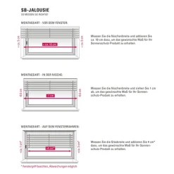 Gardinia Aluminium-Jalousie 60 x 130 cm weiß