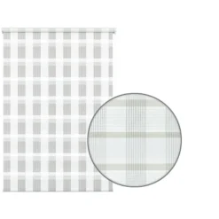 Gardinia EasyFix Rollo Karo 60 x 150 cm weiß